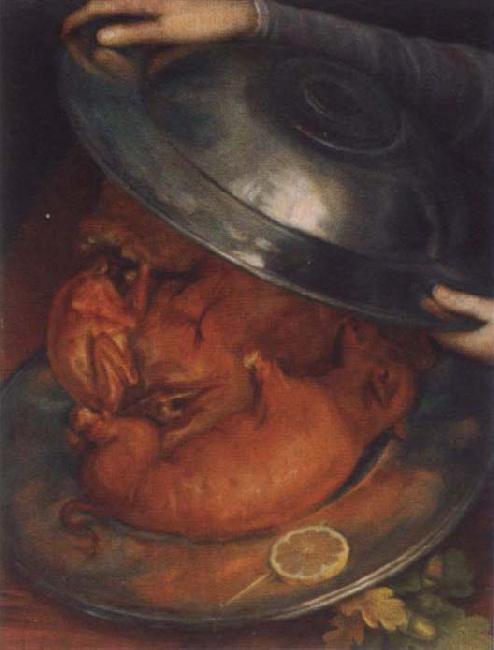 Giuseppe Arcimboldo The cook or the roast disk oil painting picture